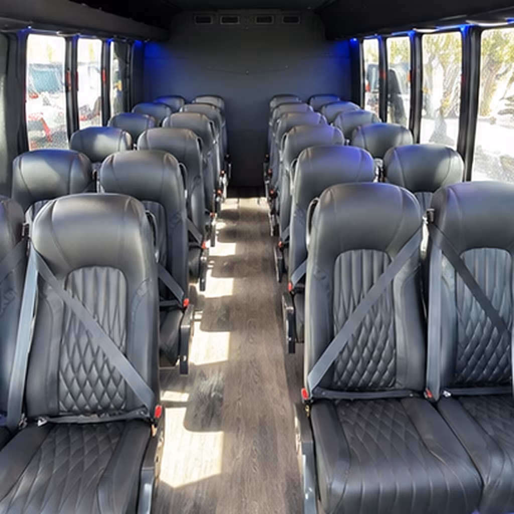 35 passenger minibus interior